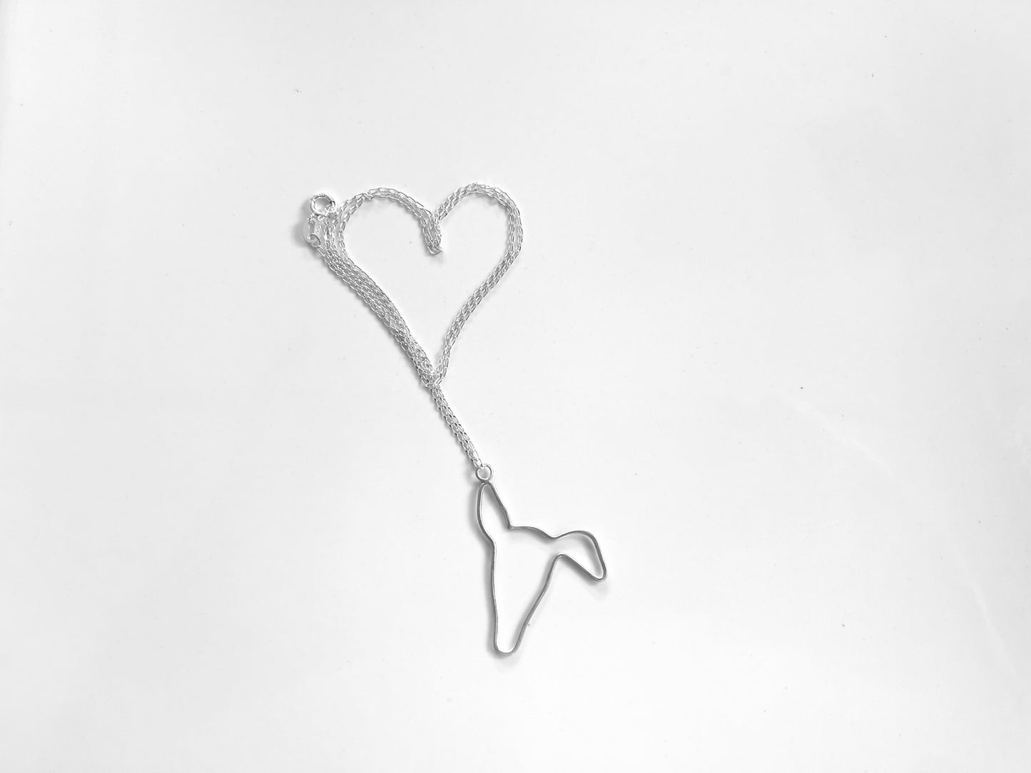 Sterling Silver Greyhound Necklace