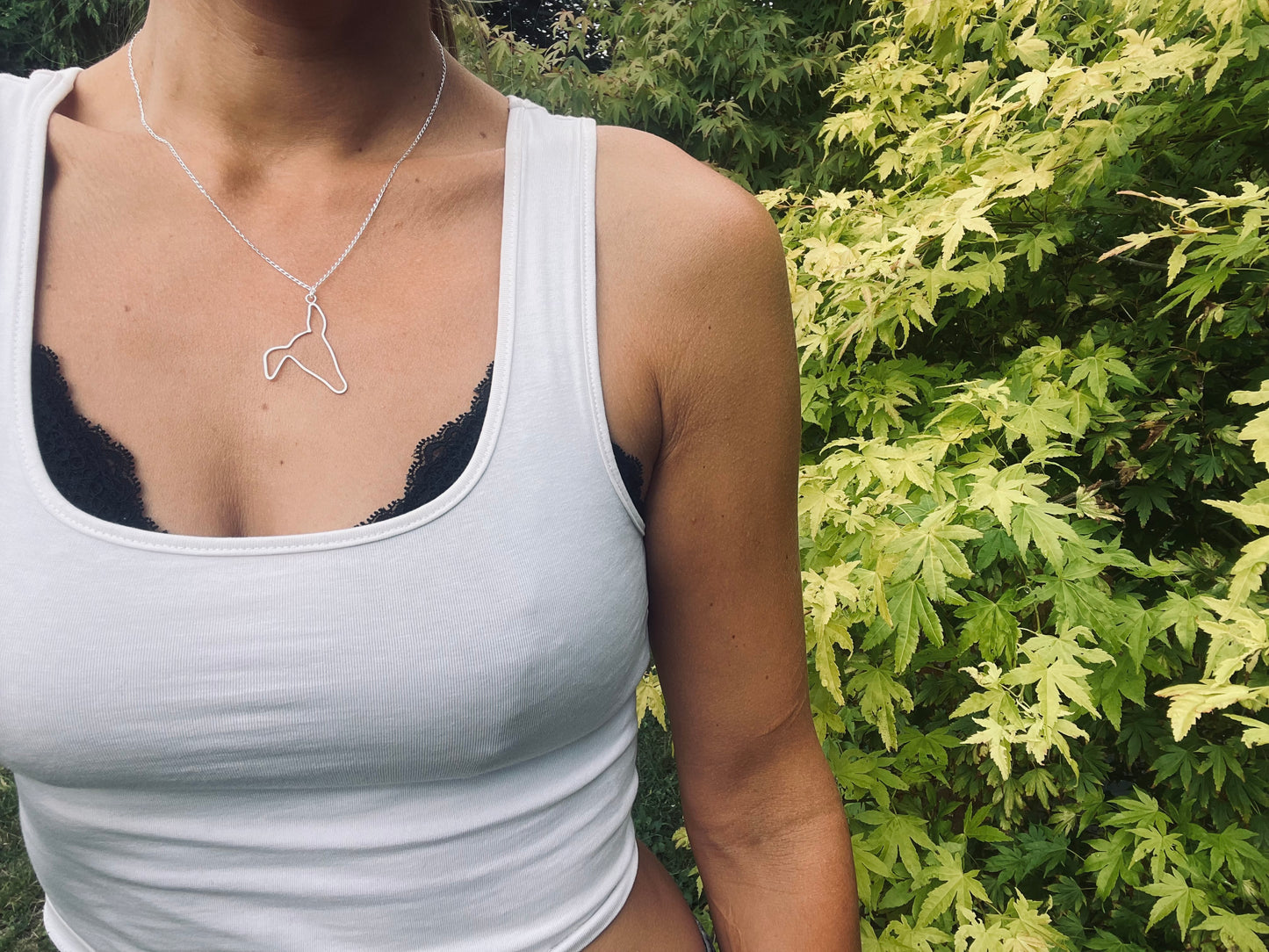 Sterling Silver Greyhound Necklace
