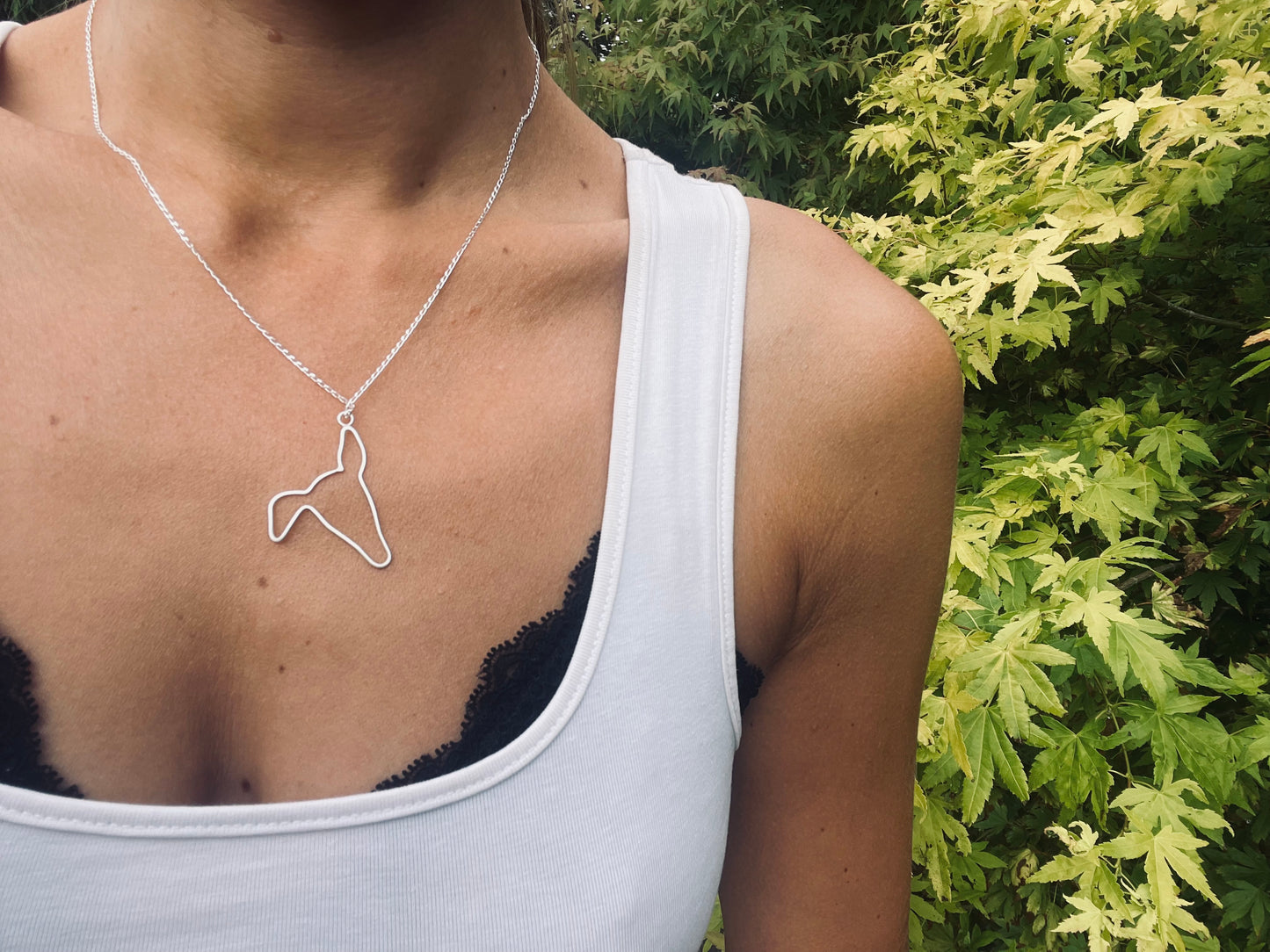Sterling Silver Greyhound Necklace