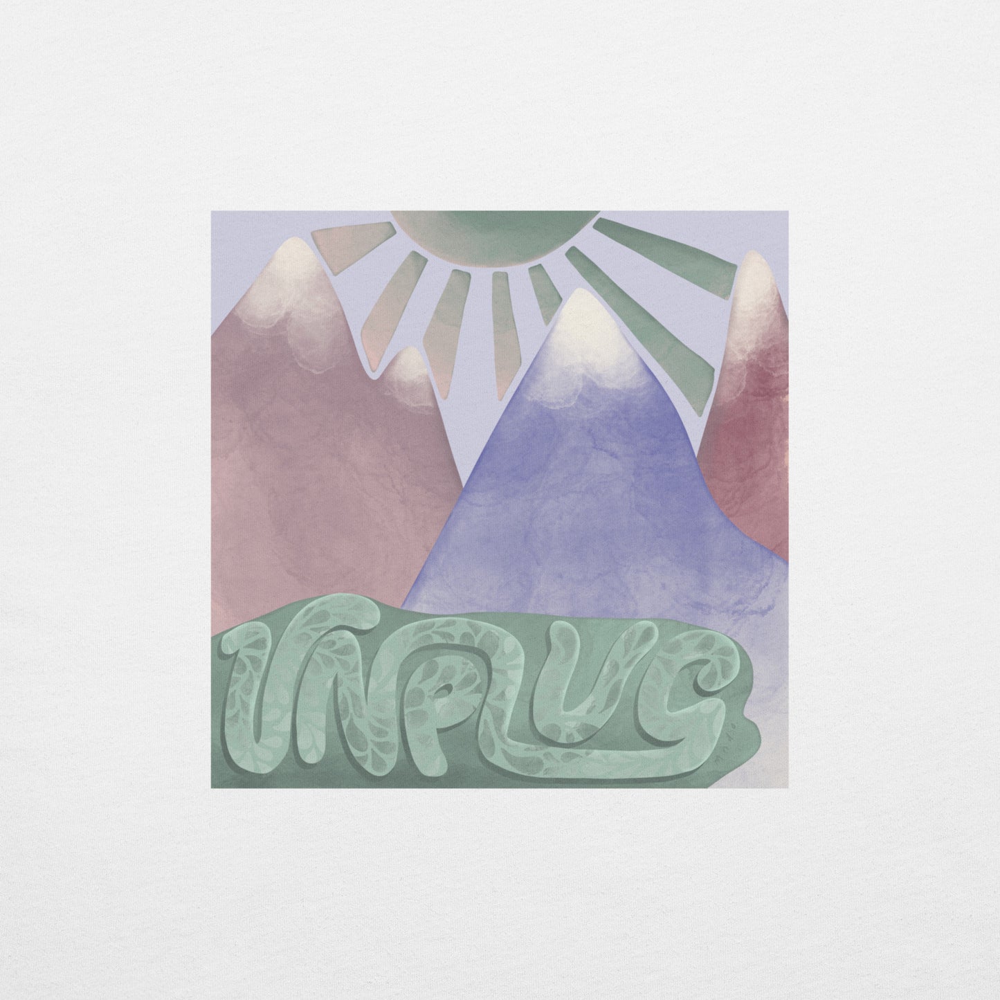 Unplug White Cotton Unisex t-shirt
