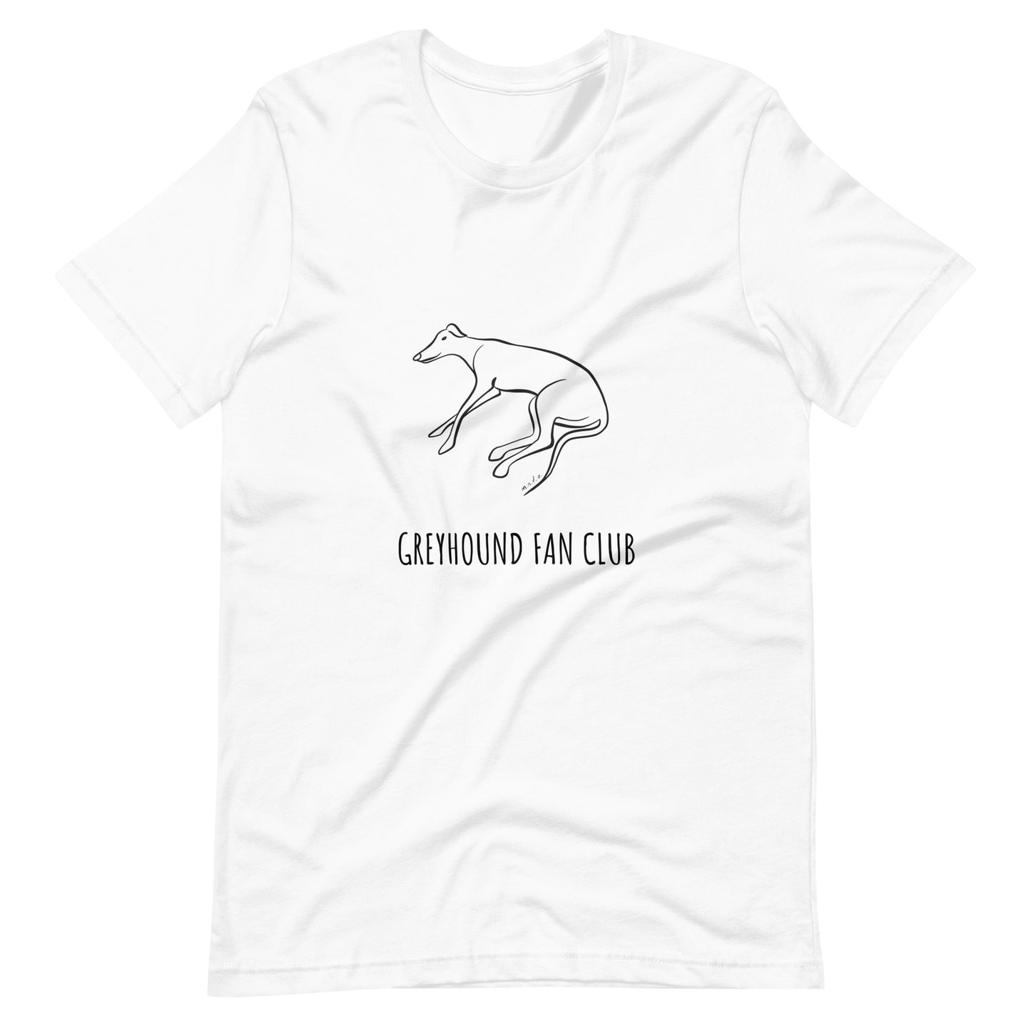 Greyhound Fan Club Unisex t-shirt