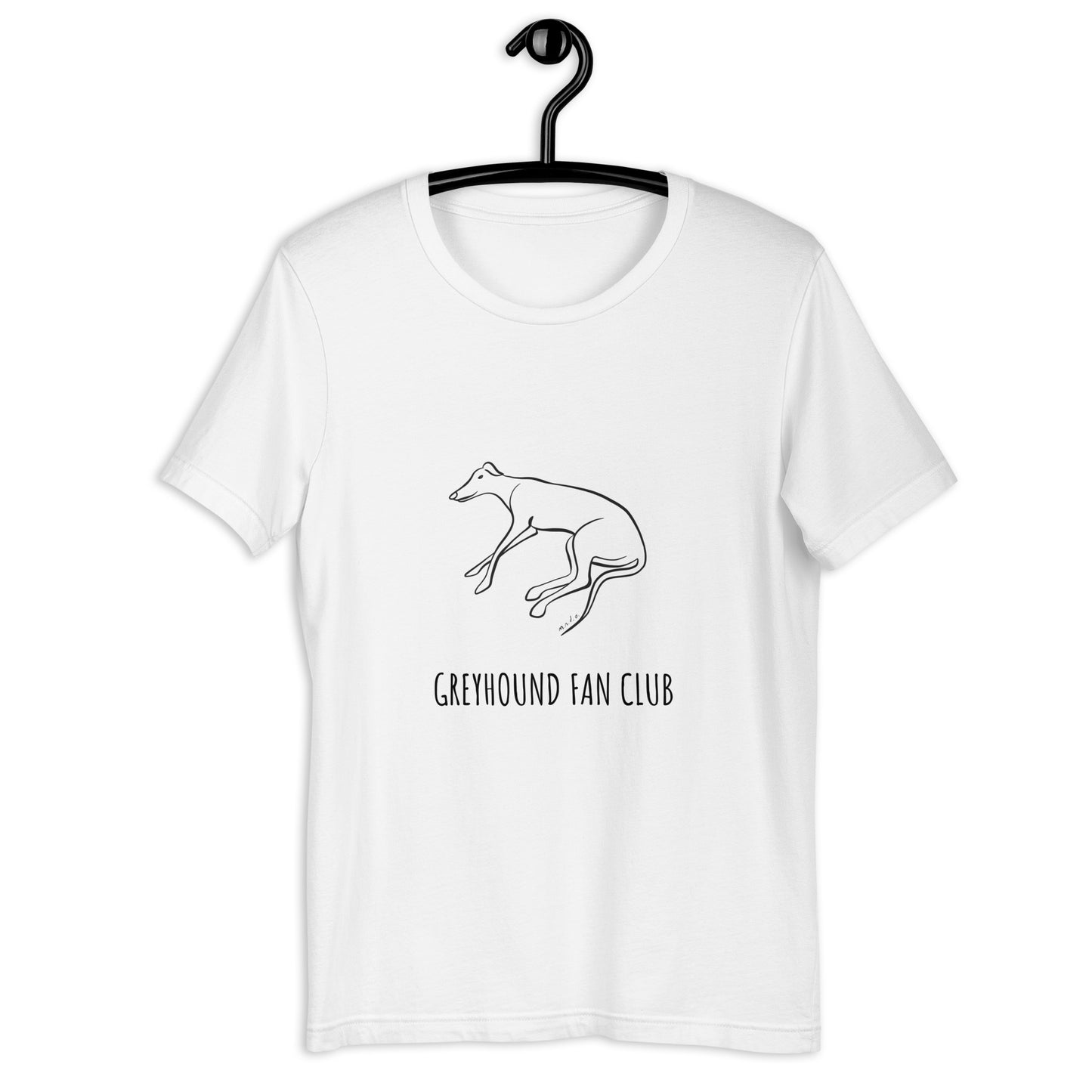 Greyhound Fan Club Unisex t-shirt