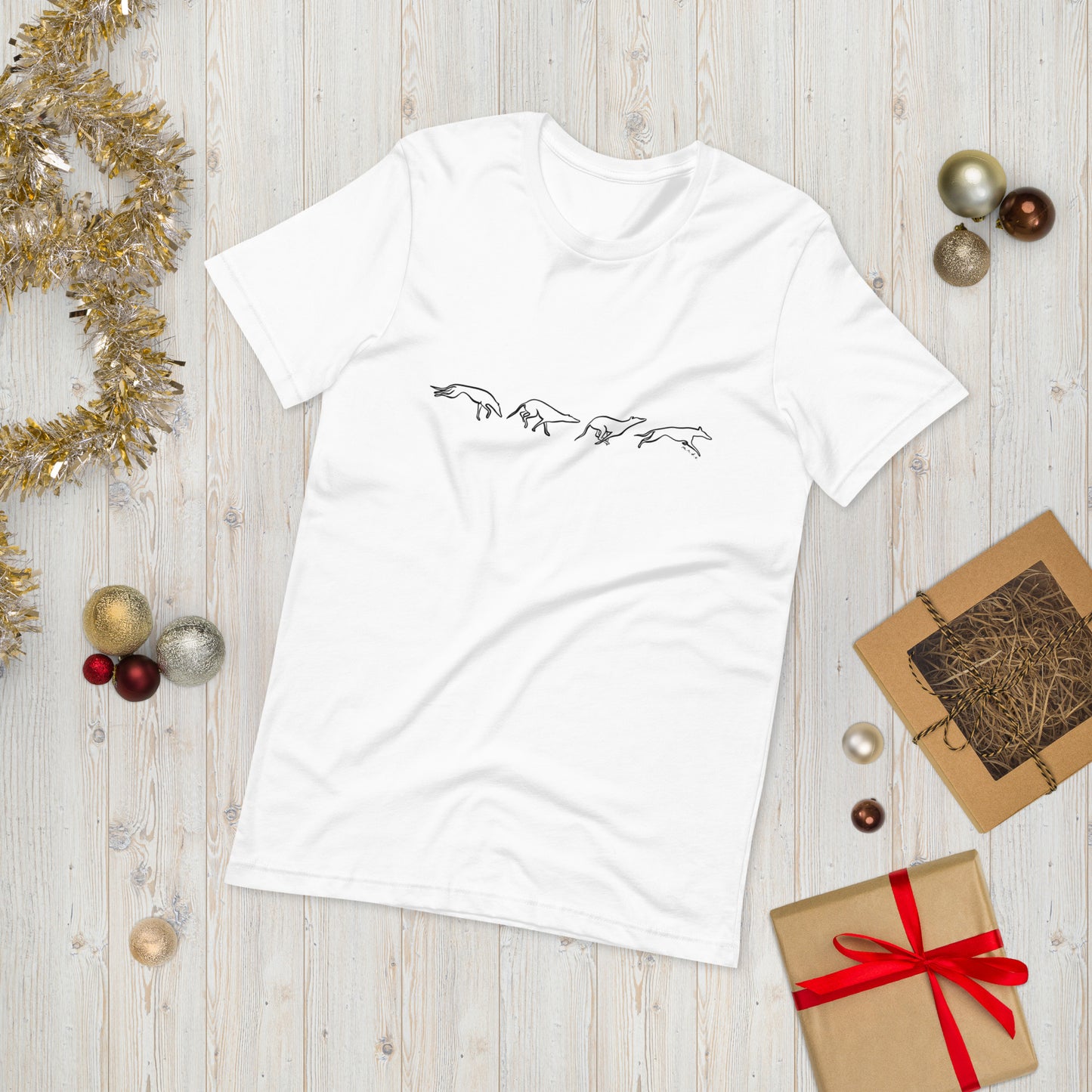Greyhound Running Unisex t-shirt