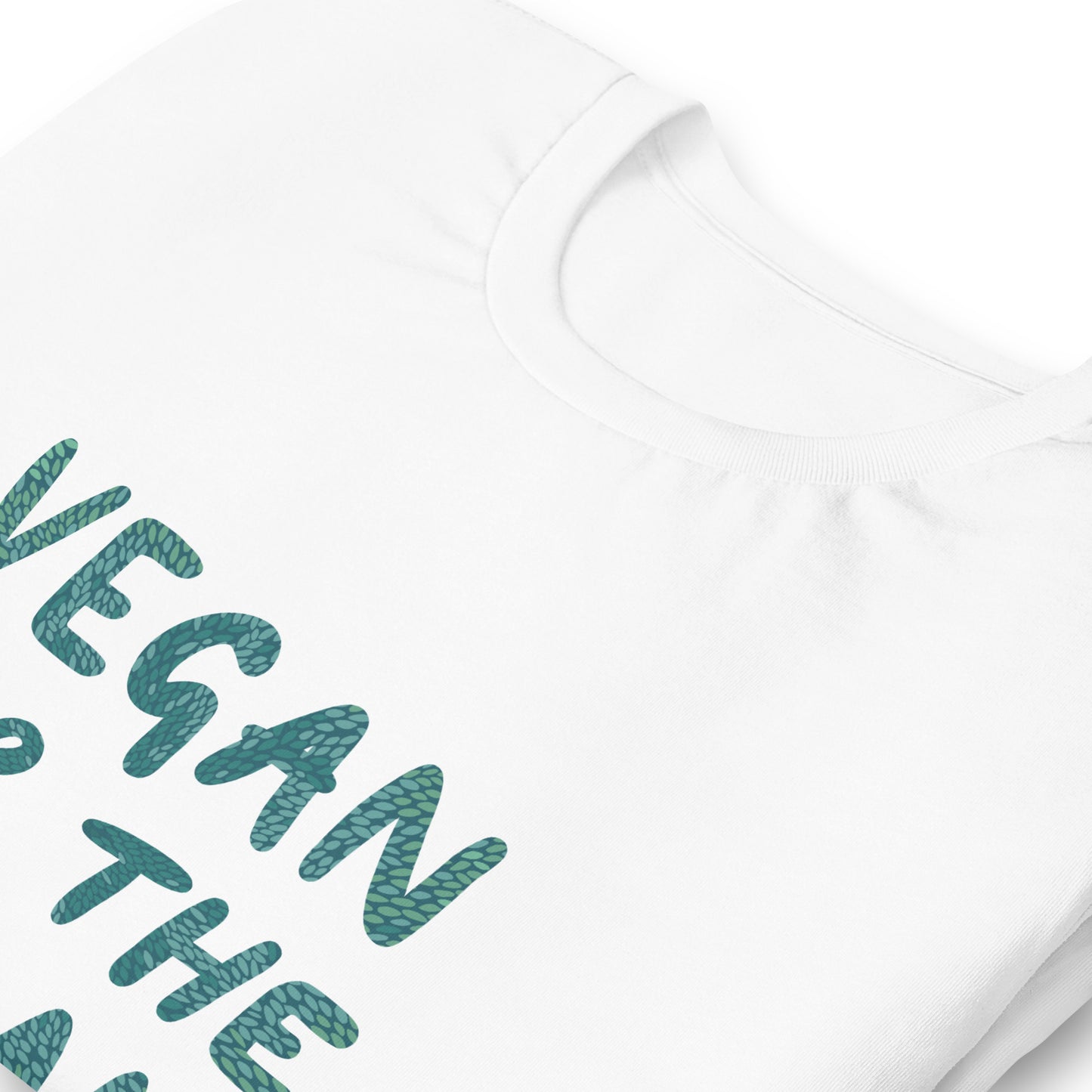 Vegan for the Animals - White Unisex t-shirt