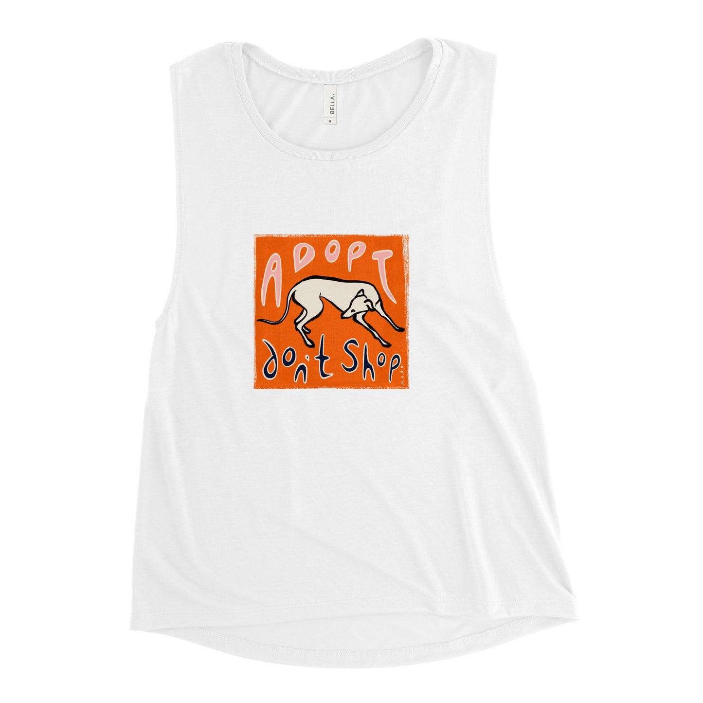 Adopt Don’t Shop - Ladies’ Muscle Tank