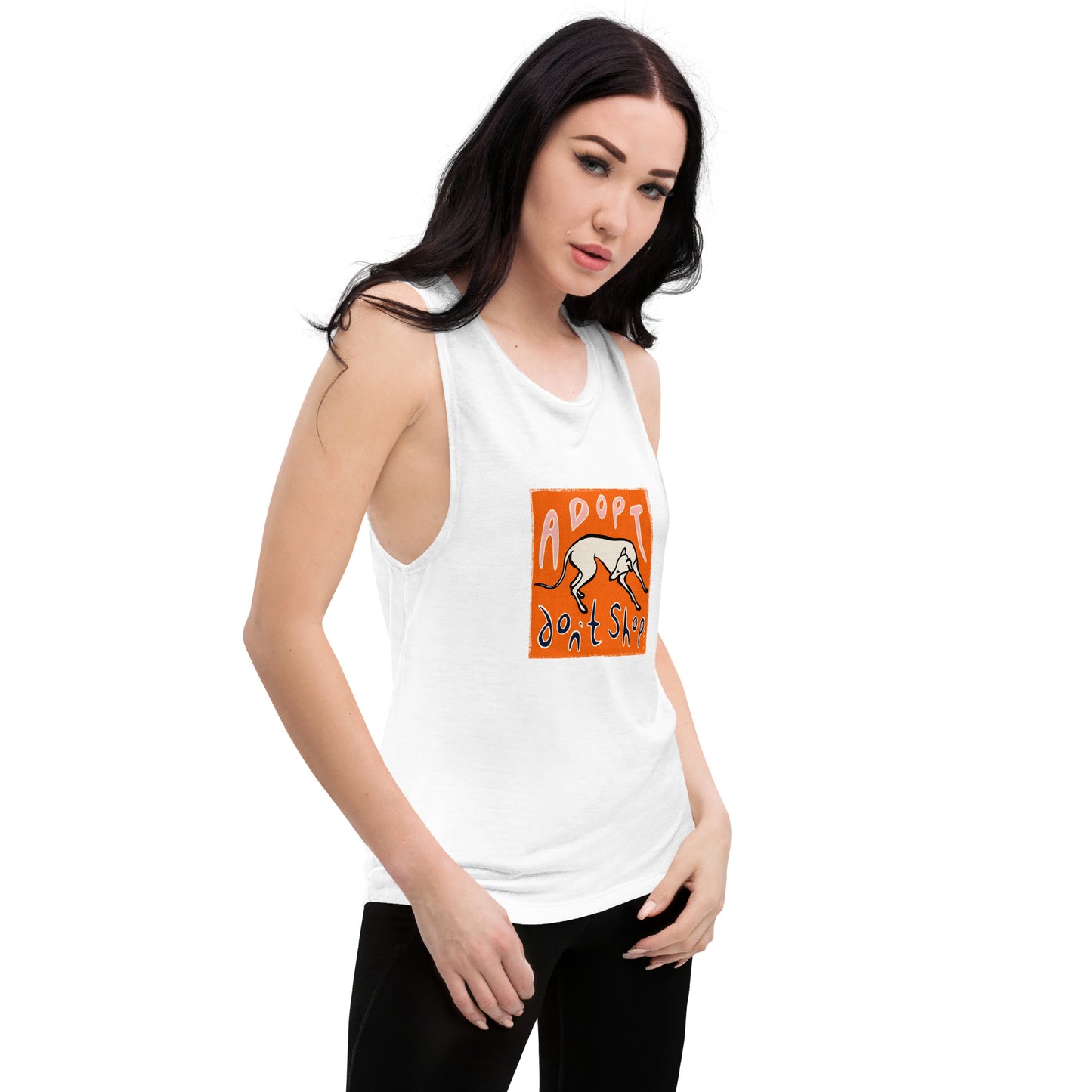 Adopt Don’t Shop - Ladies’ Muscle Tank